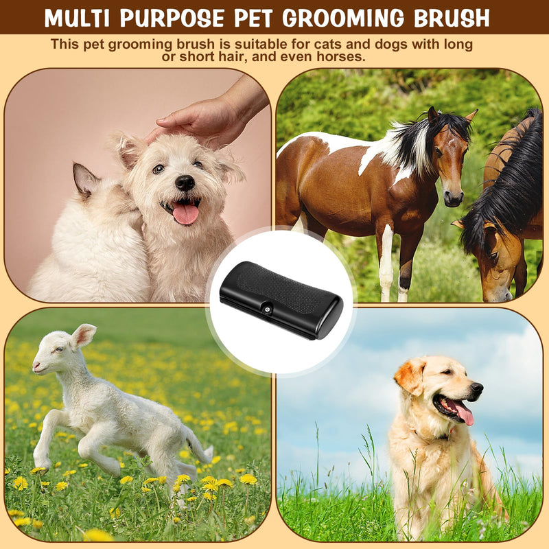 Deshedding Dog Brush, Dog Grooming Brush for Shedding, Pet Hair Removal Tool for Cats, Dogs, Horses, Easy Hair Removal for Pets - PawsPlanet Australia