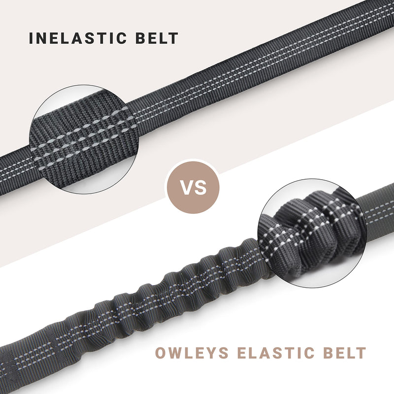Owleys Dog Seat Belt for Car - Dog Seatbelt Harness for Car - Safety Car Leash for Dogs - Adjustable Dog Car Belt for Small Large & Medium Pets Black Black Seat Belt - PawsPlanet Australia