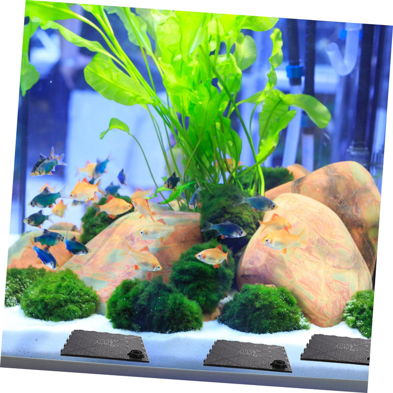 5pcs Fish Tank Filter Plate Undergravel Filter Fish Tank Gravel Black Aquarium Sand Black Strainer Fish Breeding Tanks Substrate for Fish Tank Bottom Bracket Plastic - PawsPlanet Australia