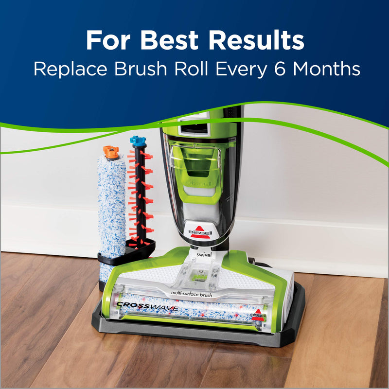 BISSELL Tangle-Free CrossWave Multi-Surface Pet Brush Roll, New OEM Part 2460 0.2600