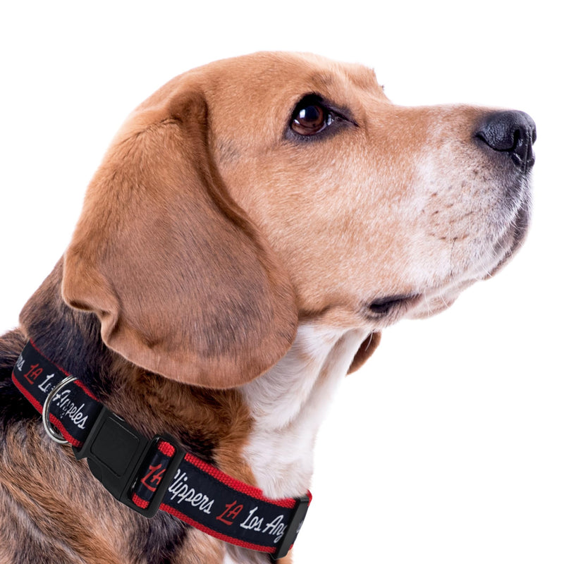 New & Improved Pets First NBA PET Collar Los Angeles Clippers Dog Collar, Size Large Basketball Team Collar for Dogs & Cats. A Shiny & Colorful Dog & Cat Collar Licensed by The NBA