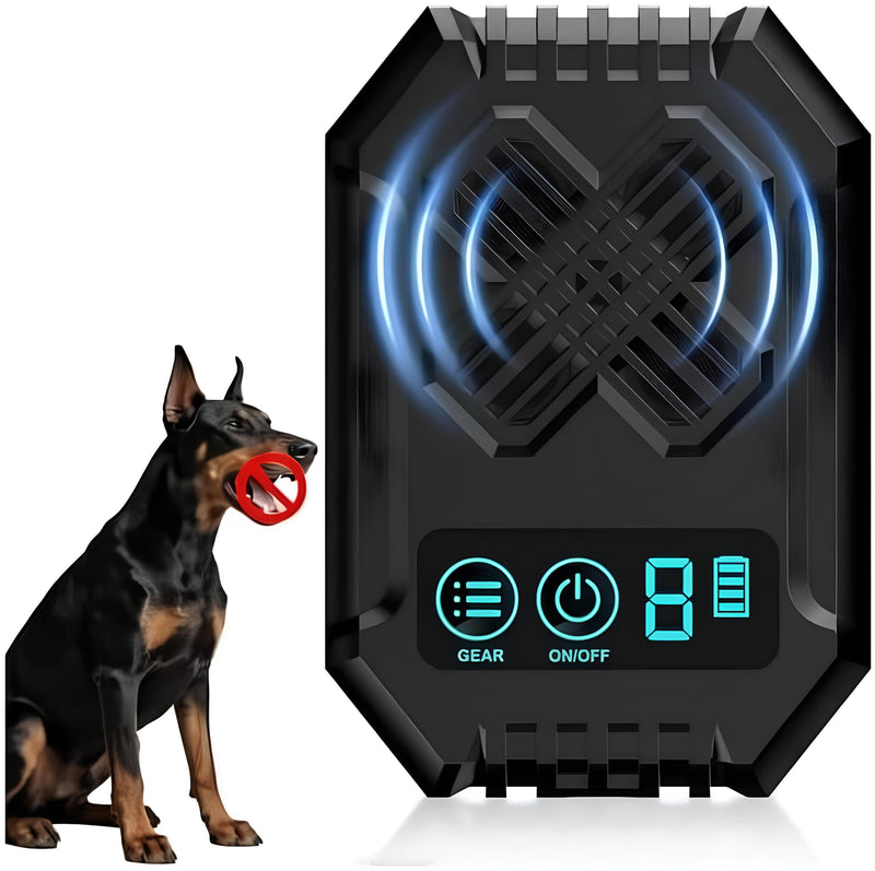 Anti Barking Devices, Ultrasonic Dog Bark, Dog Bark Deterrent Device 3 Adjustable Modes - Rechargeable Long Range 50FT