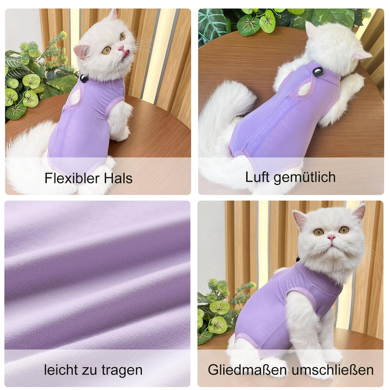 Cat Surgery Recovery Suit, Cat Body After Surgery, Castration Pet Medical Surgical Shirt, Surgery Recovery Suits, Cat Onesie for Anti Licking, Adjustable Sizes, Easy to Wear