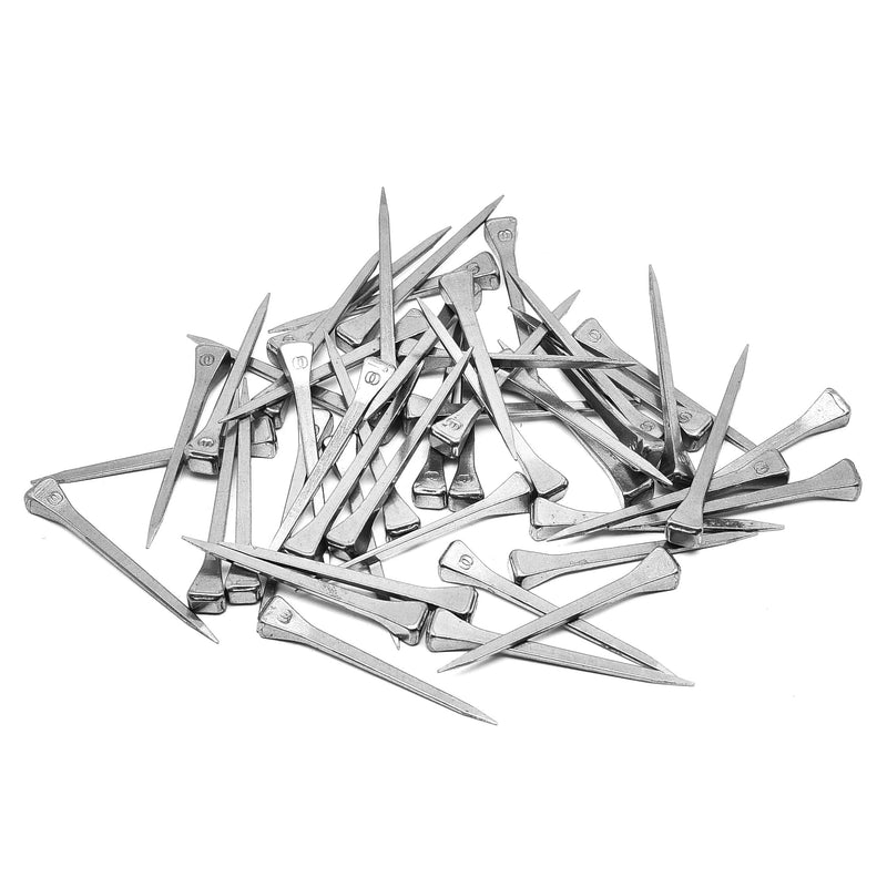 Surf turtle E6 Horseshoe Nails 50 Pcs 2.1 Inches Low Carbon Steel Horse Hoof Nails Horse Training Supplies Tool for Securing Firmly E6-2.1 Inch