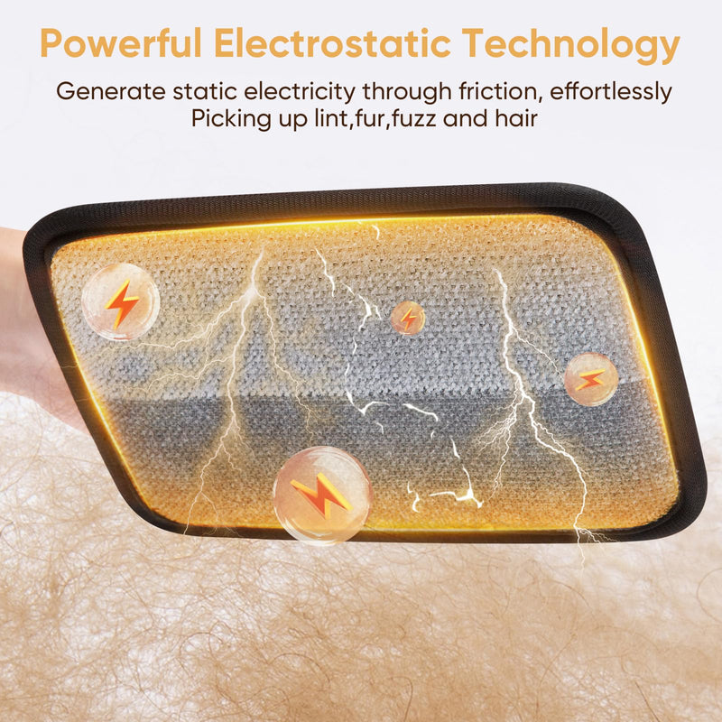 Pet Hair Remover, Electrostatic Pet Hair Removal Gloves, Reusable Cat & Dog Hair Remover for Couch, Furniture, Carpet, Curtain, Upgraded Animal Fur Removal Tool, Cat Grooming Gloves-1 PCS 1 - PawsPlanet Australia