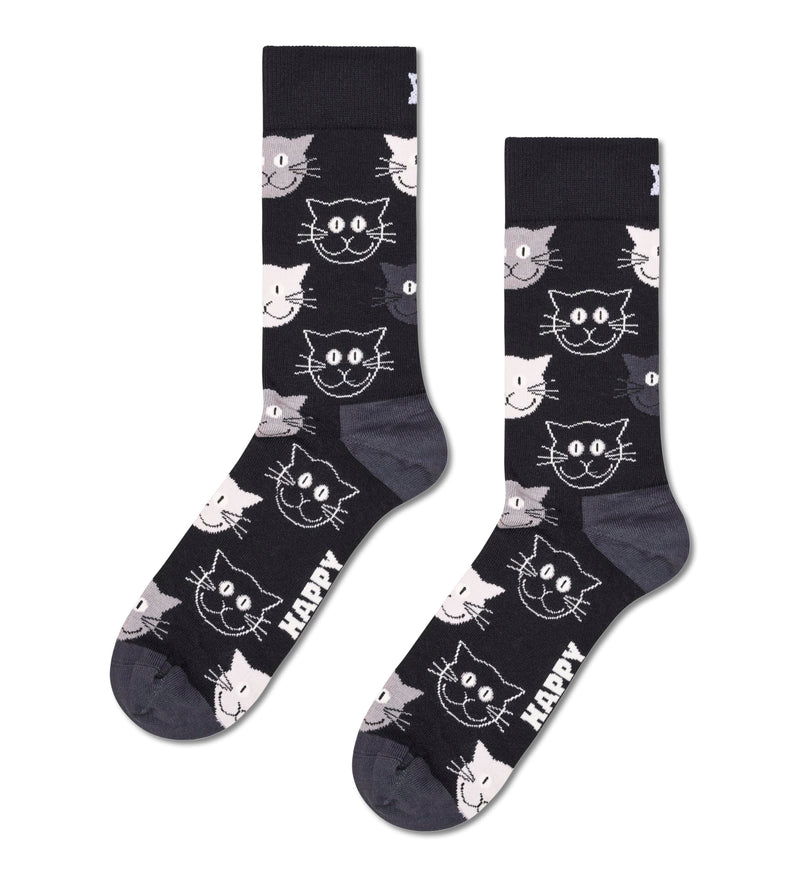 Happy Socks 5-Pack Pattern Socks Medium-Large Black - PawsPlanet Australia