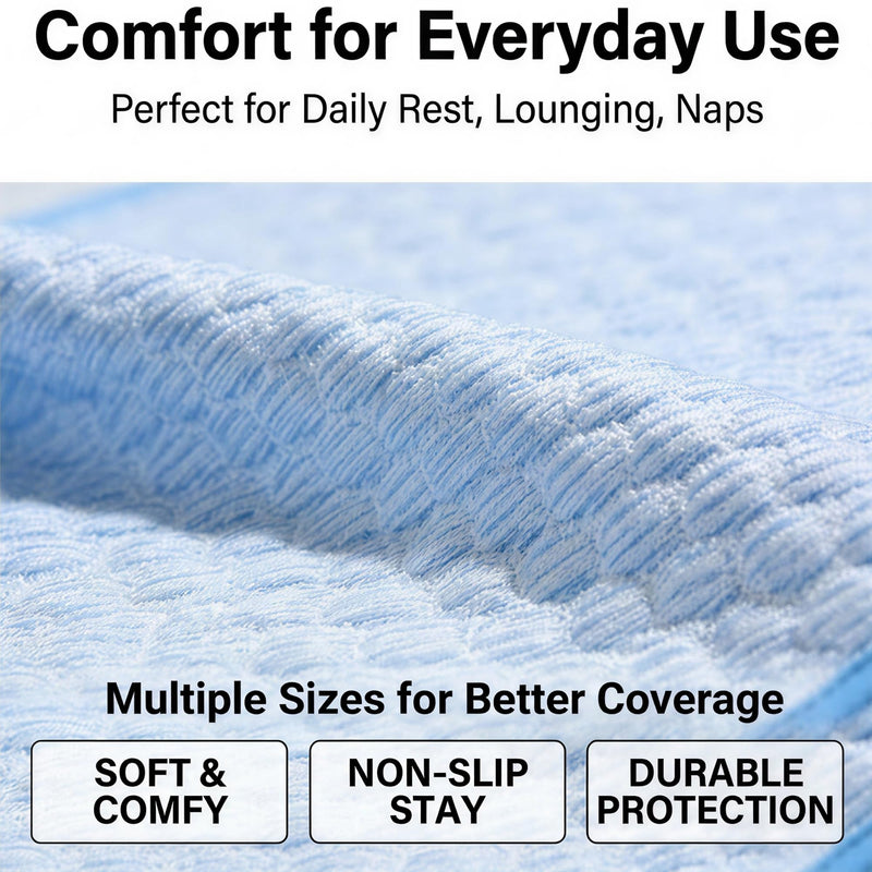 Couch Cover Dogs Cats Sofa Protector Washable Non Slip Pet Furniture Pad for Couch Car Seat Travel Crate Use Blue 39.4 x 27.6in Large - PawsPlanet Australia