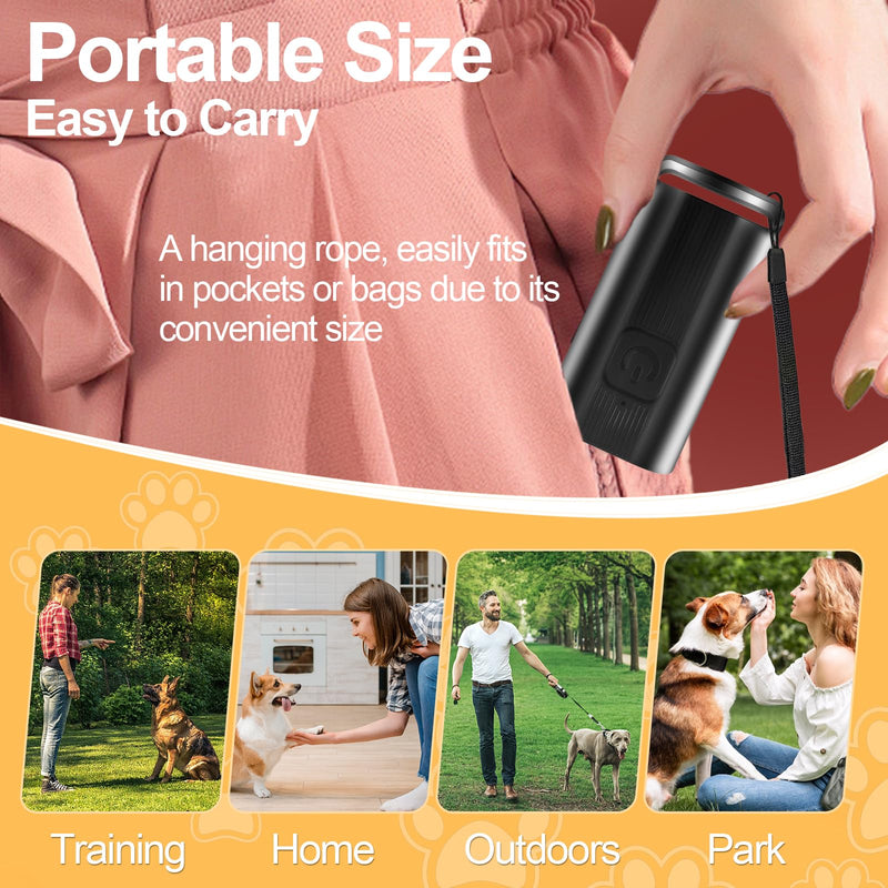 Mini Dog Sonic Bark Deterrents Devices, Small Ultrasonic Dog Bark Deterrent Stop Dog Barking Device Training Tools Pet Stop Barking - PawsPlanet Australia