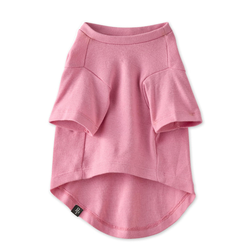 Toby II - The Perfect Tee, 8 Pack Short Sleeve Pet T-Shirt 100% Organic Cotton Tees Clothes for Small, Medium, Large Dogs, Rainbow Pink, Medium Medium (20-45 lbs) - PawsPlanet Australia