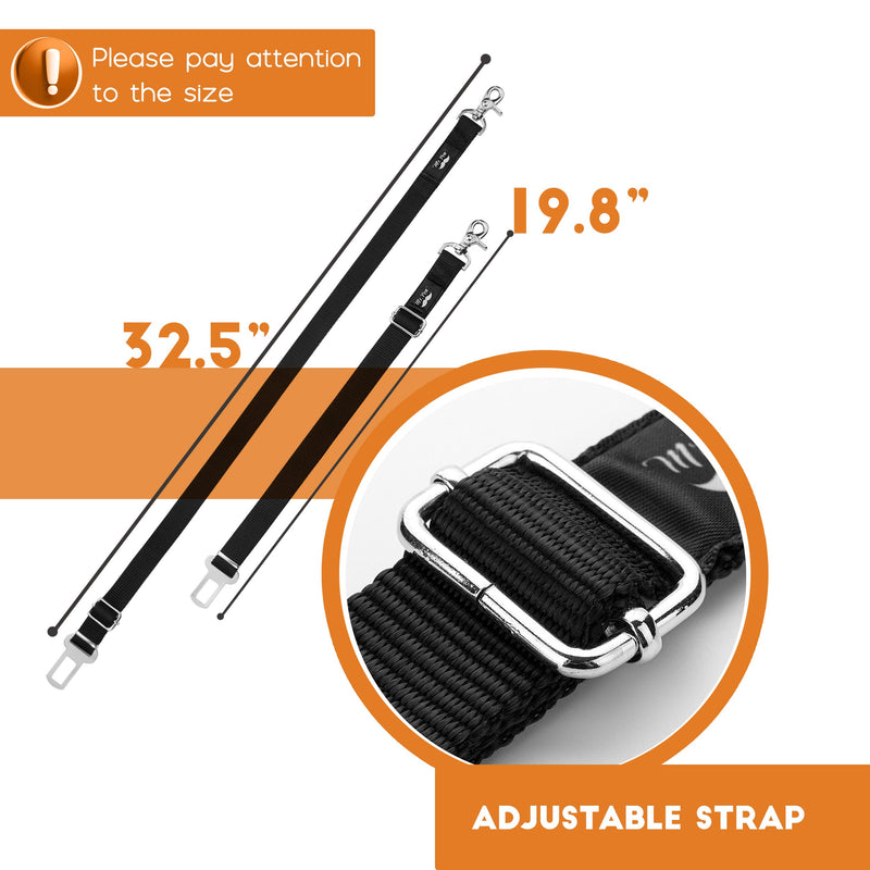 Mr. Pen- Dog Seat Belt, 2 Pack, Adjustable Dog Seat Belt for Car, Dog Seatbelt, Dog Car Seat Belts, Seat Belt for Dogs in Car, Dog Car Seat Belt, Dog Car Leash, Dog Seatbelt Harness, Pet Seatbelt - PawsPlanet Australia