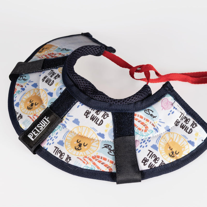 Cat Cone Collar – Colorful Cat Pattern - Lightweight Recovery Cone for Cats, Anti-Lick & Anti-Scratch, Vet Recommended, Elizabethan Collar (Colorful, XXS Long [Neck Girth: 7.5"-10.3"]) XXS Long [Neck Girth: 7.5"-10.3"]