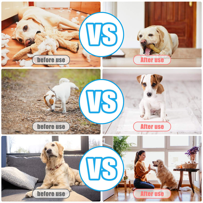 Dog Clicker for Training, 2 Pack Dog Training Clicker, Clicker Dog Training with Wrist Strap, Pet Training Clicker, Perfect for Dog Cat Puppies Behavioral Training (Blue and White) Blue and White - PawsPlanet Australia