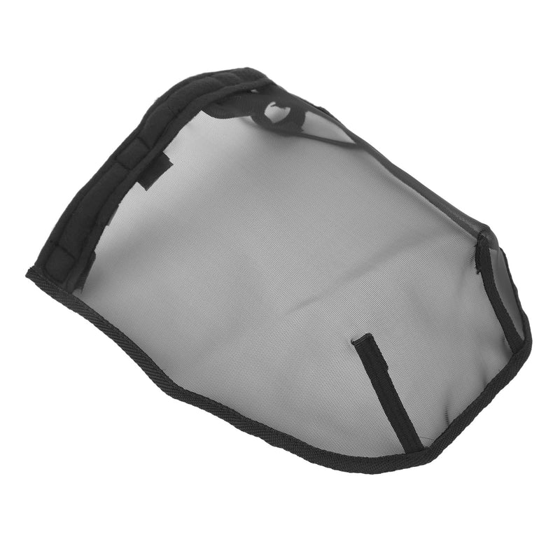 Horse Nose Net Breathable Fine Mesh Mask for Horses with Allergies or Shaking, Plastic Black Nose Cover for Home Farm - PawsPlanet Australia