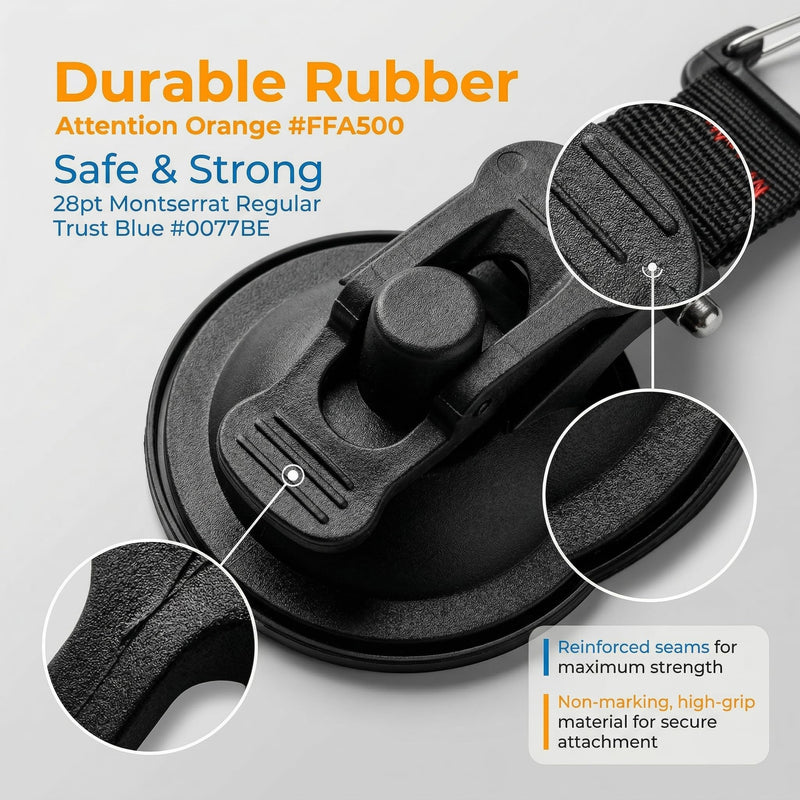 Dog Bathing Tether, Multiple Pet Sizes Adjustable Dog Bath Tether with Suction Cup, Grooming Pet Restraint Leash with Rubber Materia for Pet Dog Cat Shower and Grooming - PawsPlanet Australia
