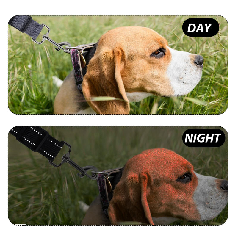 2 Pack Dog Collar Safety Clips Adjustable Prong Collar Backup Clasp Leash Connector Reflective Nylon Double Ended Clasp Leash Clips for Pet Dog Puppies Harness Collar Companion Safety Clip - PawsPlanet Australia