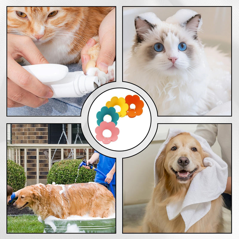 Pack of 4 Cat Collar, Protective Collar, Soft Protection for Wound Healing and Care, Breathable Collar for Cats