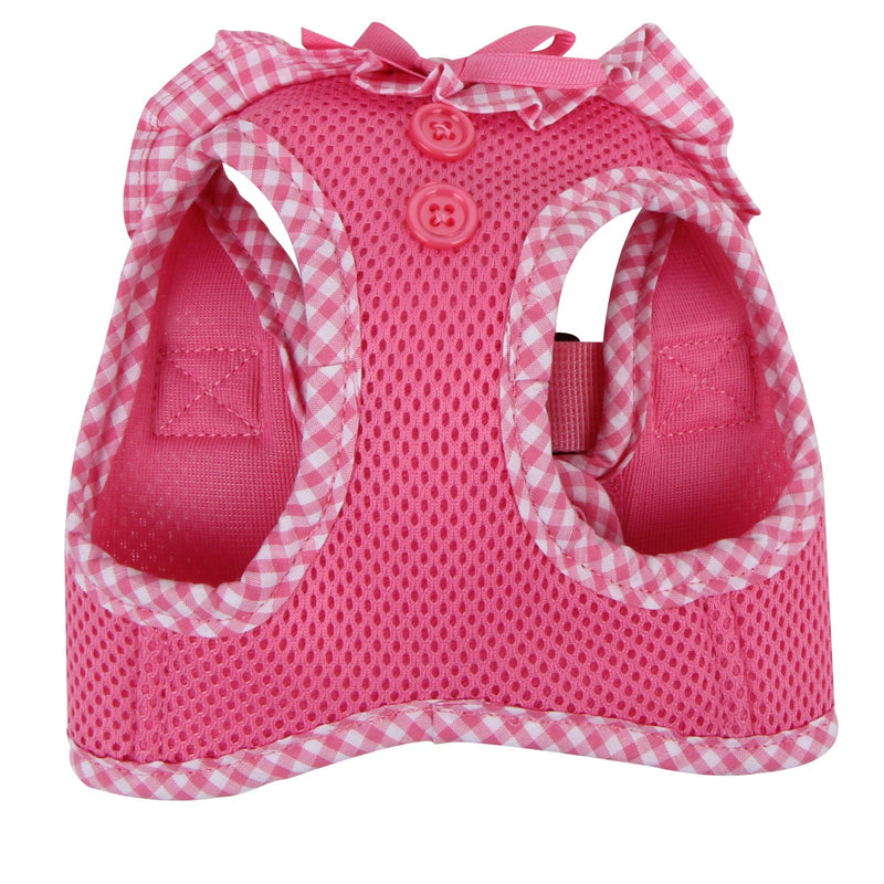 Puppia Vivien Vest Dog Harness Step-in All Season Mesh Cute No Pull No Choke Walking Training for Small Dog, Pink, Large - PawsPlanet Australia