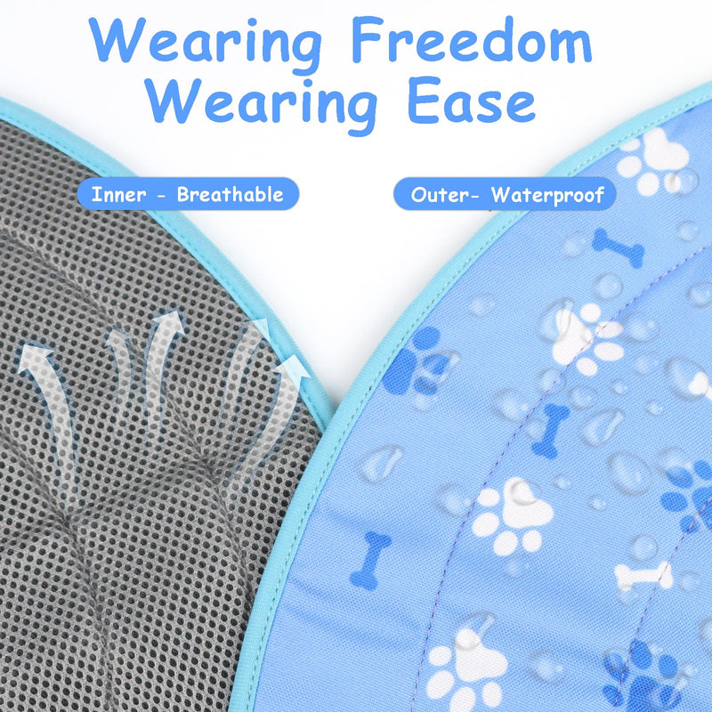 Cat Cone, Adjustable Cat Cone Collar Soft to Stop Licking, Foldable Dog Cones for Small Dogs, Water Resistant Neck Cone for Cats,Lightweight Cat Recovery E Collar for Small Dogs and Cats XS - PawsPlanet Australia