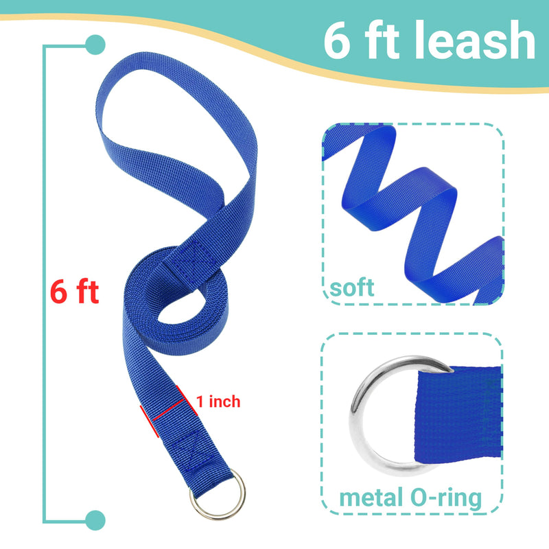 Slip Lead Dog Leash, 12 Pack 6 FT Short Leash with O-Ring for Small, Medium & Large Dogs, Pet Leads Leashes Bulk for Walking, Training, Rescues, Grooming, Shelter, Running Outdoor - PawsPlanet Australia