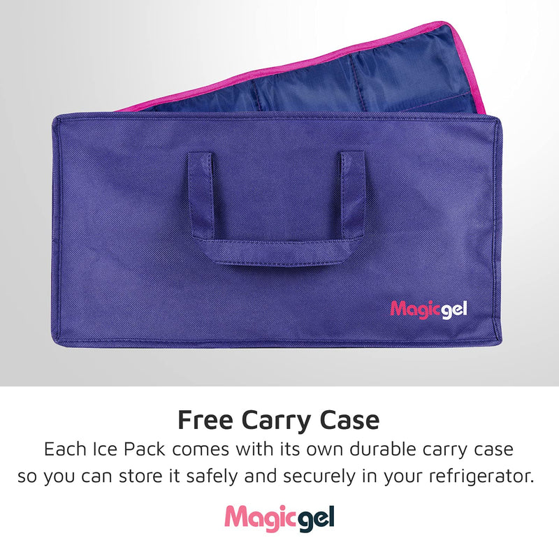 Magic Gel Horse Ice Pack with Carry Case - Twin Ice Boots | Cooling Horse Leg Wraps for Hock, Ankle, Knee, Legs, Boots, and Hooves | Horse Tack, Horse Supplies & Horse Gift Ideas for Horse Lovers 2 Count (Pack of 2) - PawsPlanet Australia