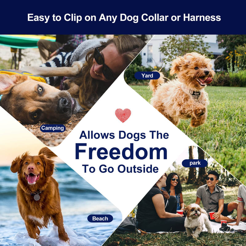 Dog Leads for Yard 20ft 25ft 30ft 35ft 40ft 45ft 50ft 55ft 65ft 100ft Dog Tie Out Cable Runner Steel Tieout Heavy Duty Tether Chew Proof Long Dog Chains for Outside, Camping, Park (65ft-Black) 65ft-Black - PawsPlanet Australia