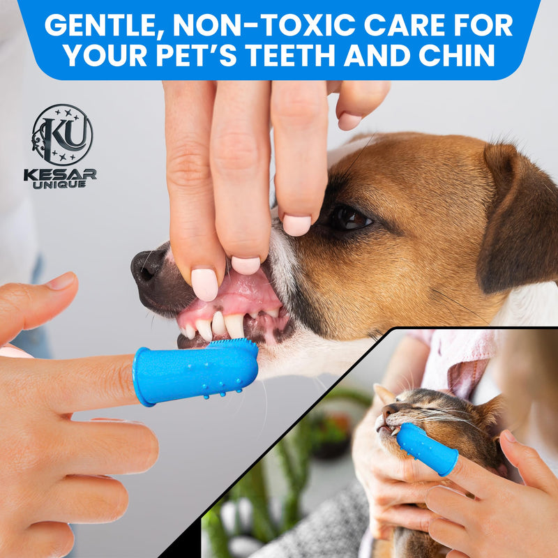 8Pcs Grooming Kit for Dog Cat & Horse|Dog Bathing Supplies|Dog Grooming Brush|Dog Bath Brush for Short & Long Hair|Dog Scrubber Brush for Bath |Dog Shampoo Brush|Dog Cleaning Gloves(sky blue) - PawsPlanet Australia