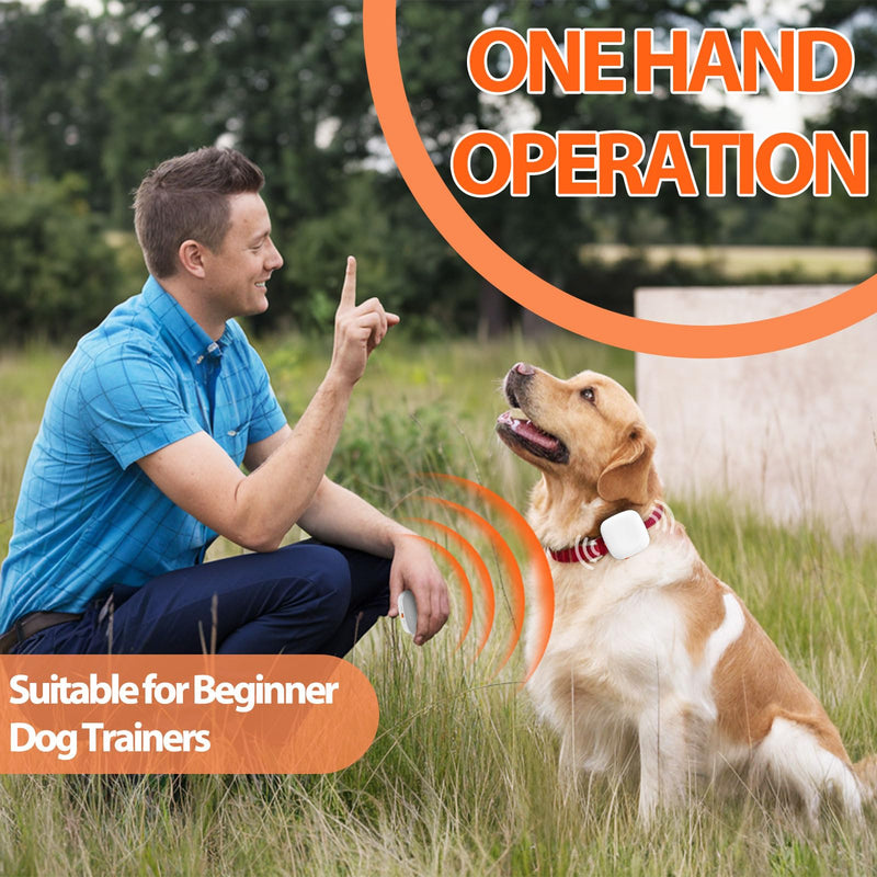 Dog Training Device No Shock, Dog Training Collar Clip with Remote, Safe & Humane Vibrating Clicker, One-Touch Operation, for Beginner Pet Trainer for 5-15 lbs Small Medium Large Dogs - PawsPlanet Australia