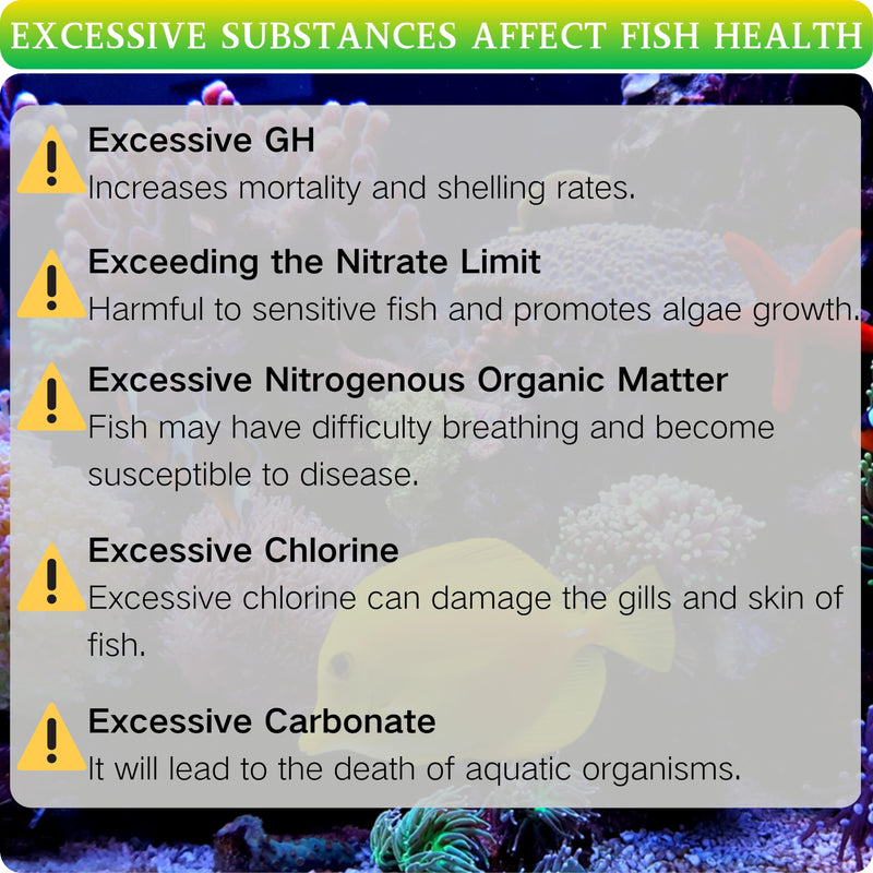 7 in 1 Aquarium Test Strips for Freshwater Aquarium - 100 Strips Fast & Accurate Aquarium Water Test kit for Fish Tank/Aquarium/Pond/, Monitors pH, Hardness, Chlorine, Nitrate, Nitrite and More 100pcs/tube - PawsPlanet Australia