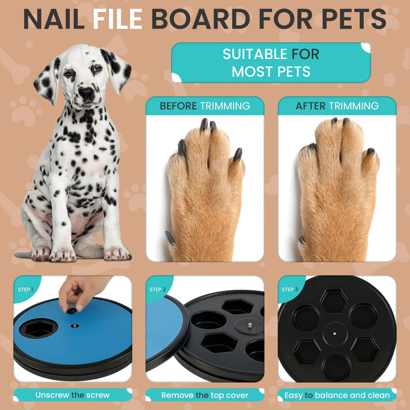Dog Nail Scratch Board/Dog Scratch pad for Nails/Scratch Board for Dogs with Treats/File for Dogs/Dog Nail File Toy/Dog Nail File Board. - PawsPlanet Australia