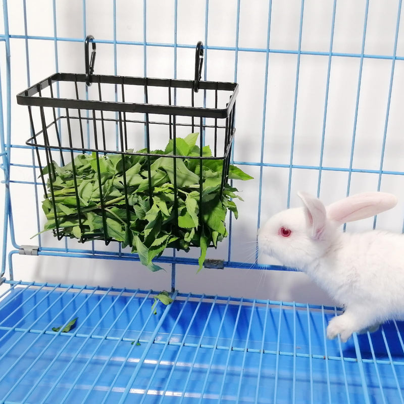 Rabbit hay feeder Sangle Sopffy 2PCS, guinea pig hay feeder with Metal Frame for Guinea Pig Chinchilla bunny, hay feeder rabbit, Chinchilla cage accessories - PawsPlanet Australia
