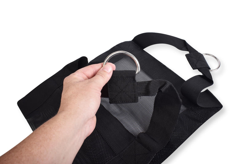 Calf Sling – Calf Harness for Weighing Small Livestock and Dogs, Black Animal and Goat Sling for Hoof Trimming - Complete with Hoof Wraps - PawsPlanet Australia