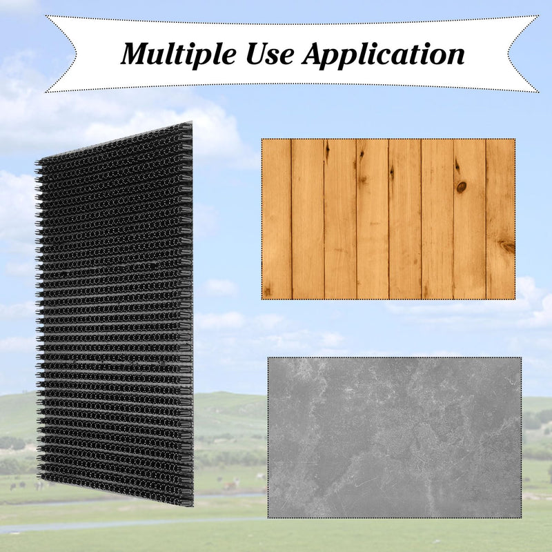 2 pcs Horse Cattle Scratchers, Horse Scratching Post, Soft Massage Brush Kit for Equine Bovine, Scratching Itch Relief Pad for Farm Animals Goat Sheep Cow Dog - PawsPlanet Australia
