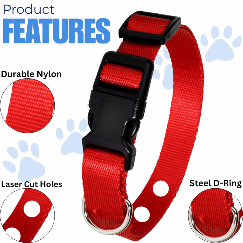ECollar Replacement Strap, Pet Safe Collars Replacement, Shock Collar Replacement Collar, Invisible Fence Collar Replacement, Compatible with Pet Safe, Invisible Fence (Bright Blue, 3/4") 3/4" Bright Blue - PawsPlanet Australia
