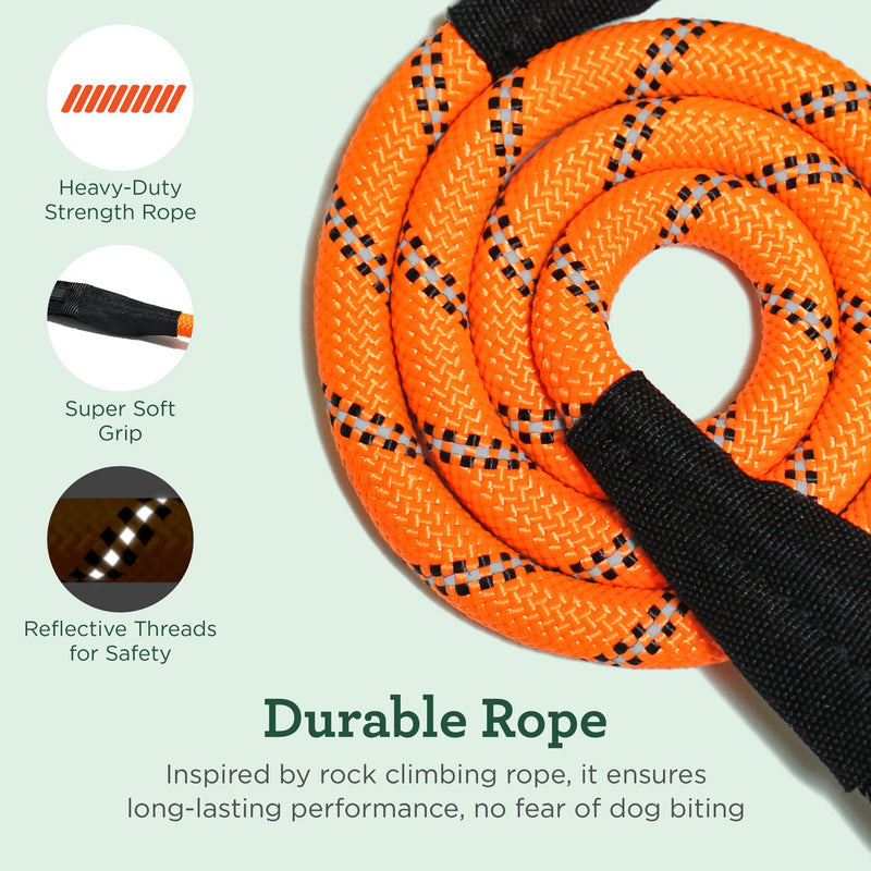 ARCA PET Safety Seat Belt | Universal Dog Seatbelt | Durable Reflective Car Seatbelt for Dogs with Clip Hook Latch, Buckle and Alloy Carabiner- Safe and Secure Pet Safety Restraint for Car Seat Buckle Orange - PawsPlanet Australia