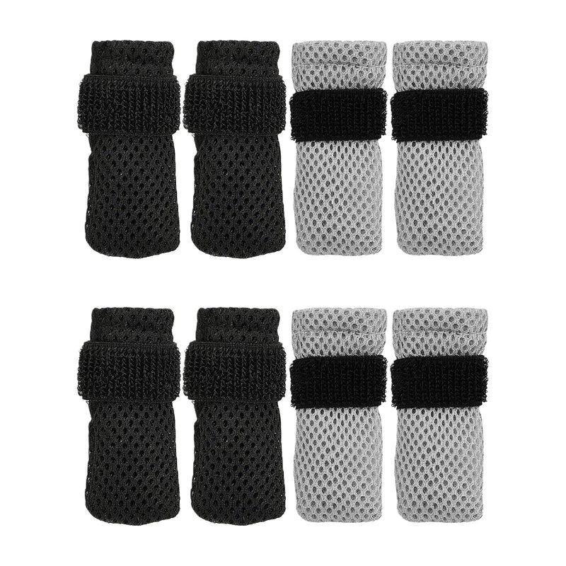8 pieces of polyester cat paw protectors to prevent scratches and keep paws warm, pet grooming supplies, cat shoes for walking