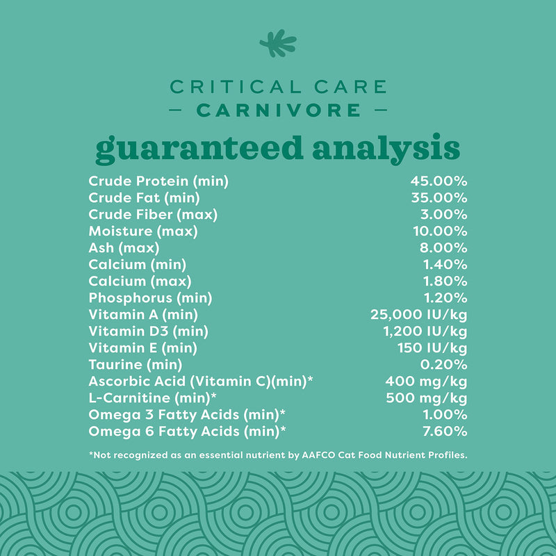 Oxbow Critical Care Carnivore - Nutritionally Complete Feeding Assist Formula for Small Animals & Pets (70g) 2.47 Ounce (Pack of 1) - PawsPlanet Australia