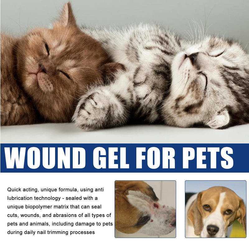 Wound Care Gel for Dogs and Cats, Wound Ointment for Dogs and Cats, Liquid Bandling for Pets, Pet Wound Care Gel, Wound Spray Dog, Wound Gel for Cats, Cats Wound Ointment, 20 ml