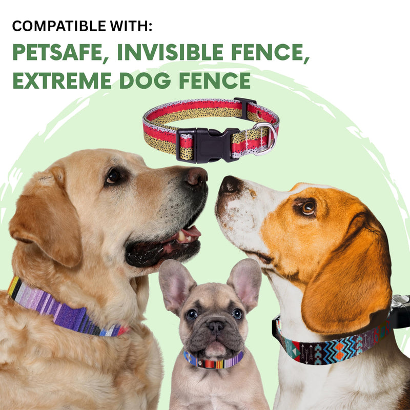 3/4" Nylon Replacement Collar - Shock Collar Replacement Collar, Invisible Fence Collar Replacement, Compatible with Pet Safe & Invisible Fence & PetSafe Collars (Range Blue, 3/4") Range Blue 3/4" - PawsPlanet Australia