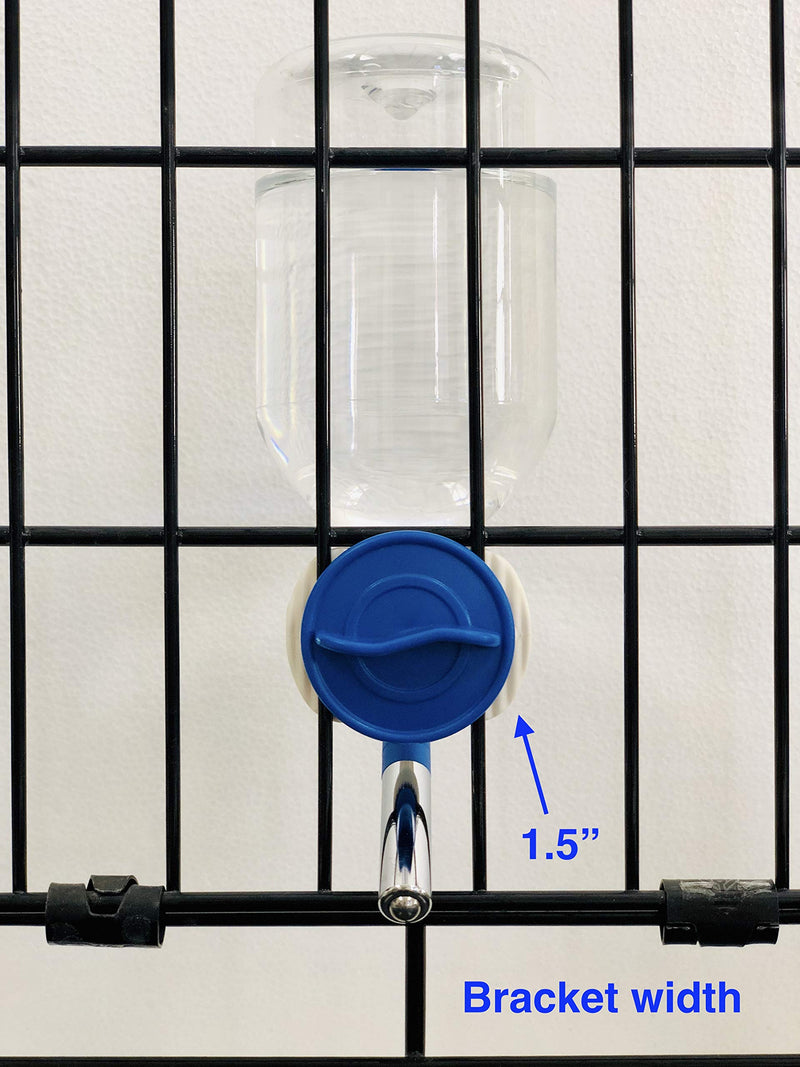Choco Nose Patented No-Drip Water Bottle/Feeder for Guinea Pigs/Hamsters/Bunnies/Ferrets/Other Small Pets, Critters and Animals - for Cages, Crates or Wall Mount. 10.2oz. Nozzle 10mm, Blue (C128) C128 Blue Guinea Pigs-Small Bunnies-Ferrets - PawsPlanet Australia