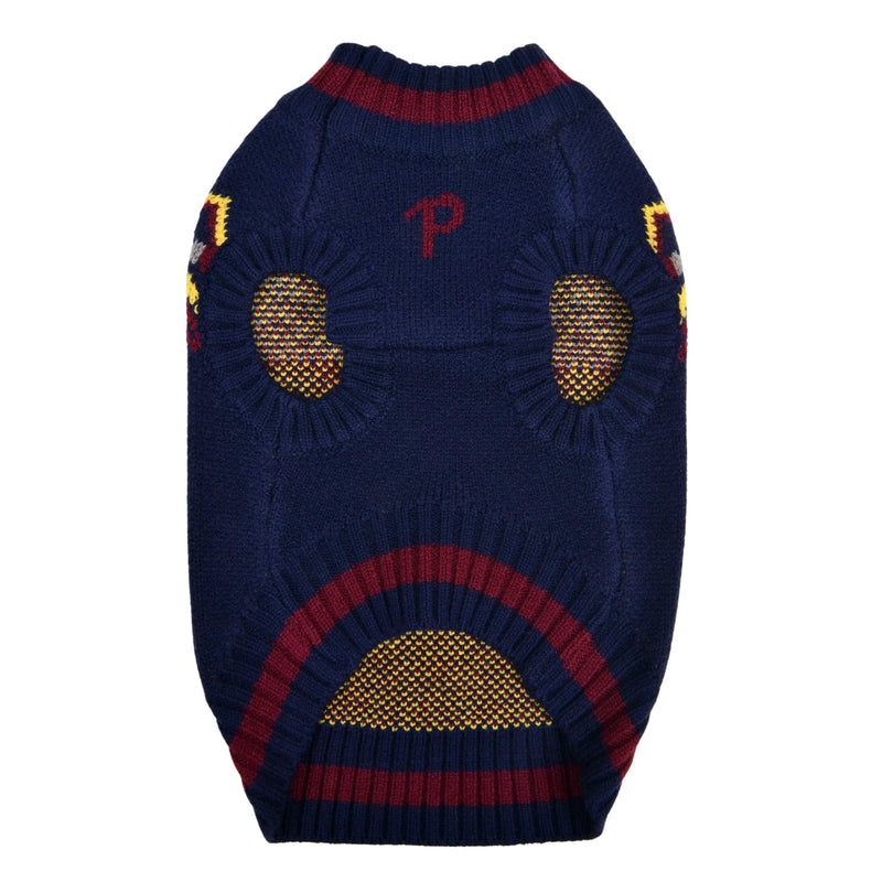 Puppia Kylo Dog Knit Sweater Winter Season for Small and Medium Dogs, Navy, Small Navy_Kylo - PawsPlanet Australia