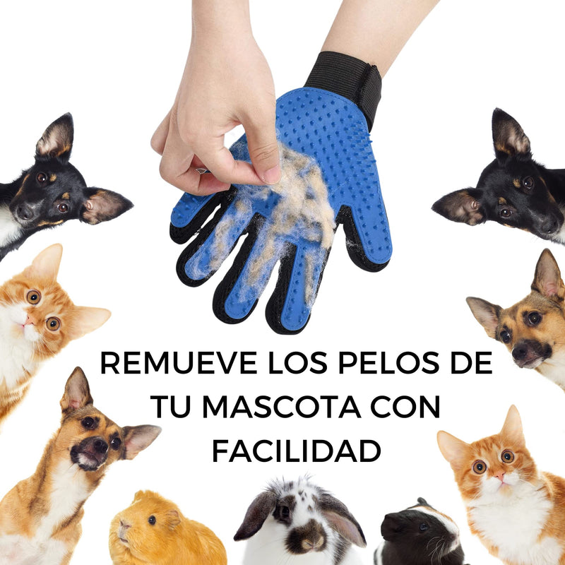 Versatile Pet Grooming Glove - Perfect for Both Dogs & Cats, Long & Short Fur - Your Comfortable, Easy to Clean, Pet Hair Glove | One Right Hand Glove - PawsPlanet Australia