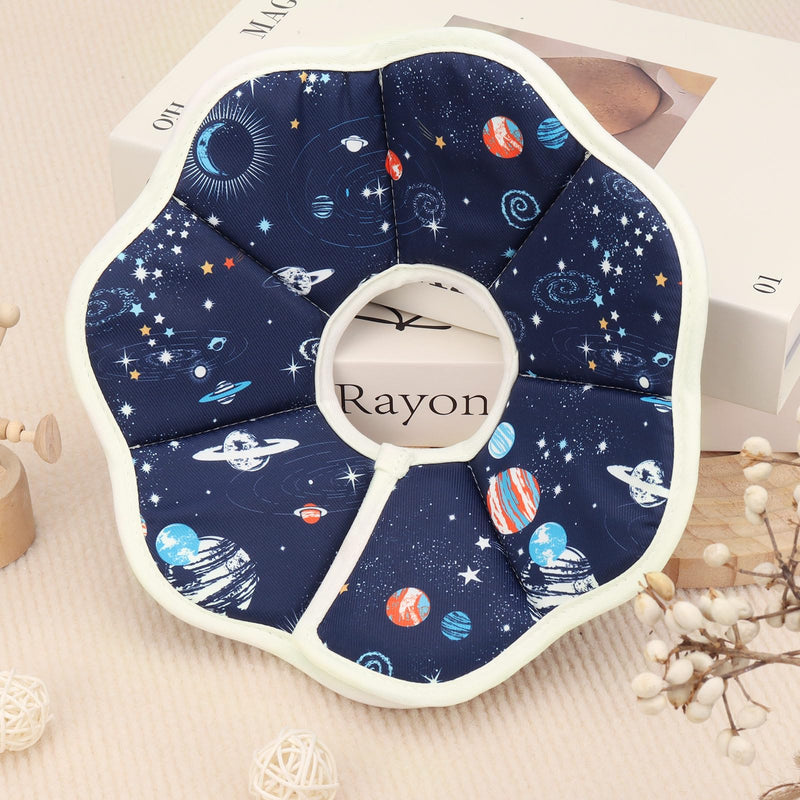Cat Cone Collar Adjustable, Protective Recovery Collar Soft, Cat Cone Neck Prevent Licking Wound After Surgery, for Cats (M) M