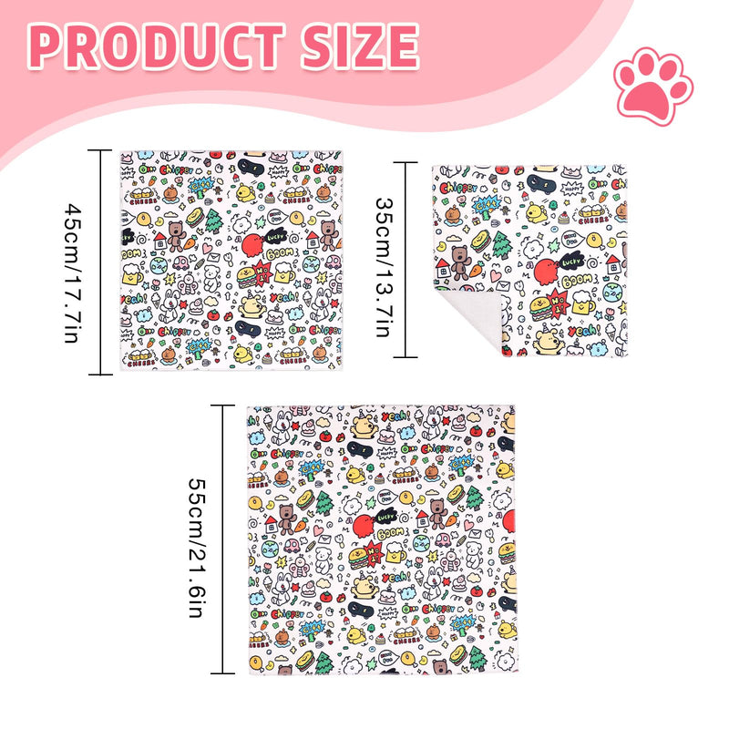 3 Pcs Cat Grooming Wrap, Self Adhesive Calm and Cozy Cat Wrap for Cutting Nails (21in-13in) - PawsPlanet Australia