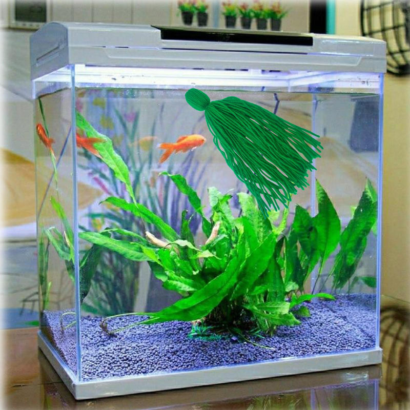 2PCS Fish Spawning Mops Fish Breeding Aquatic Plant Fish Hideout for Aquarium Floating Fish Grass for breeding spawning Fish, Aquarium Fish Fry Hiding Decorations