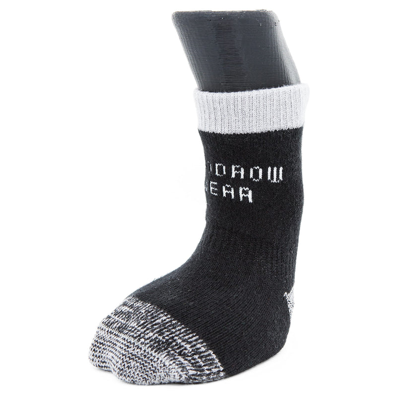 Woodrow Wear, Power Paws Reinforced Foot Dog Socks, Black Grey XXL - PawsPlanet Australia