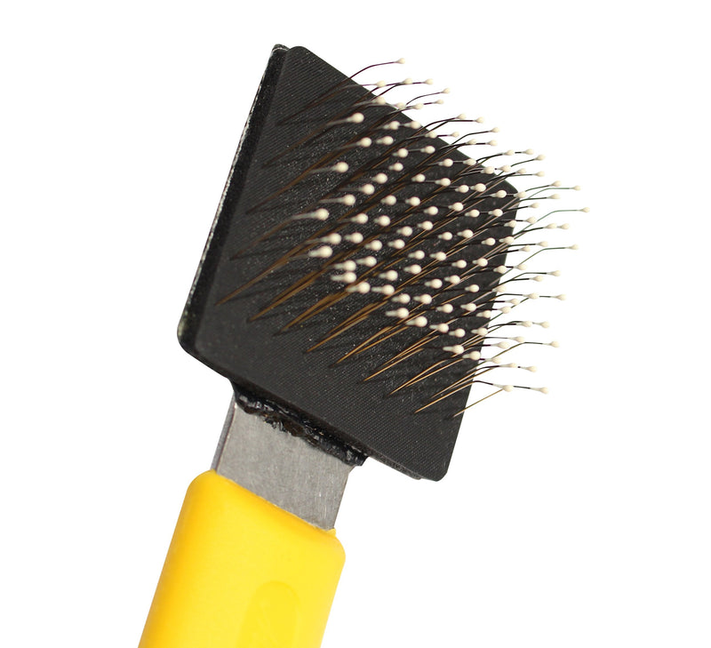 Mars Flexy-King Soft Flexible Slicker Brush, Professional Stainless Steel Dog Grooming Tool for Detangling - PawsPlanet Australia