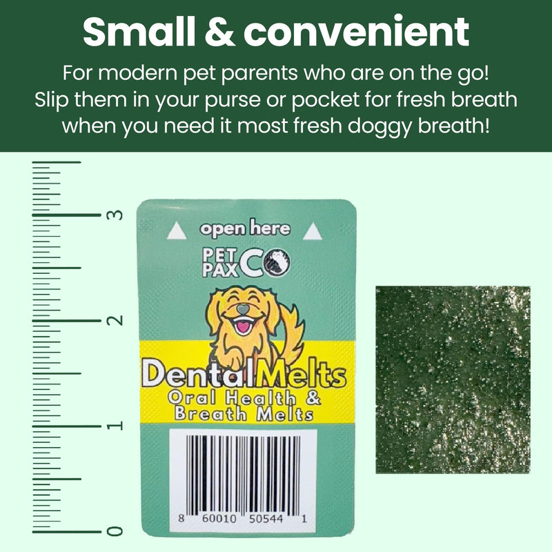 Dog Breath Freshener 5 in 1 – 30 Oral Strips – Natural Sage, Spirulina, Apple Cider Vinegar – Dogs Dental Care Products, Fresh Breath & Oral Hygiene Support – No Chew Dog Breath Mints 30 Strips - PawsPlanet Australia