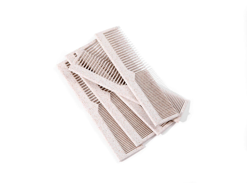 Bleeker and Rowe 100% Biodegradable Combs - Individually wrapped - Environmentally Eco Friendly Bulk Pocket Pet Dog Grooming Hair Lice Combs - Perfect for Macrame (Pack of 15) 1 Count (Pack of 15)