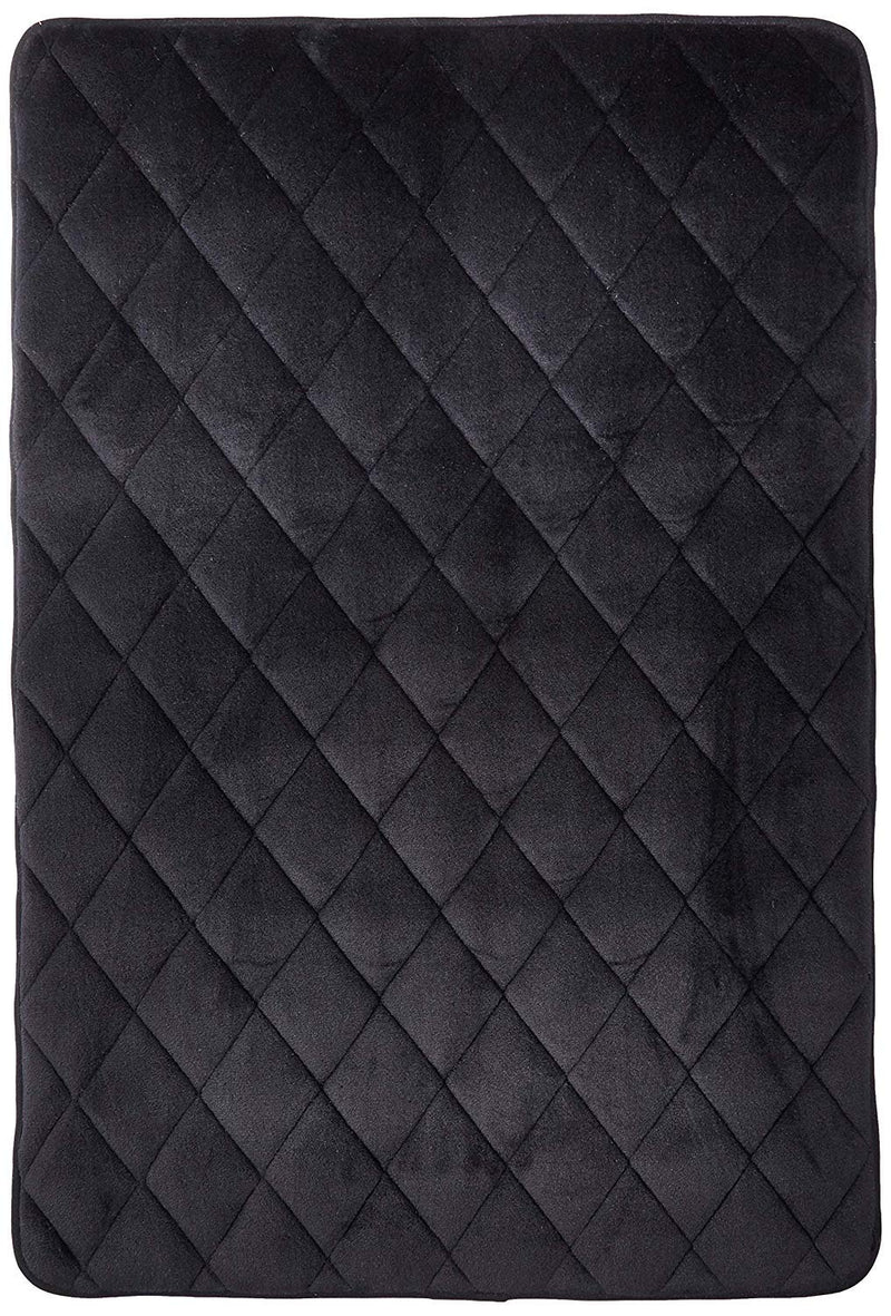 4Knines Extra Large Dog Crate Mat – Waterproof, Non-Slip, Machine Washable Crate Mat – Soft, Durable Kennel Mat for Dogs – Pet Bed for Crates, Travel or Home Use - Extra Large (Black) Black XL - PawsPlanet Australia