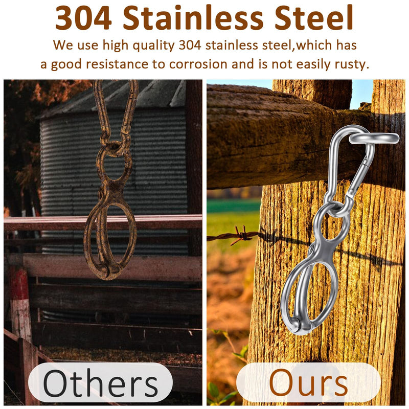 MAQUITA Horse Tie Ring, Safe Tie Horse Supplies, Humane Way Tie Ring, Magnetic Ring for Tying and Retracting, Helps Horse Pull Back and Releases Stress from The Horse - PawsPlanet Australia